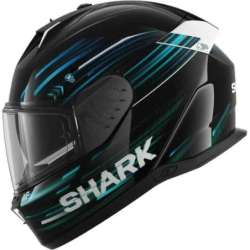Integralhelm SHARK SKWAL i3 LIGHT-BLUR schwarz-blau-grün