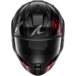 Integralhelm SHARK D-SKWAL 3 SHIEVER schwarz-dunkelgrau-rot