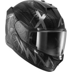 Integralhelm SHARK D-SKWAL 3 SHIEVER, mattschwarz-dunkelgrau