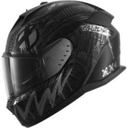 Integralhelm SHARK D-SKWAL 3 SHIEVER, mattschwarz-dunkelgrau