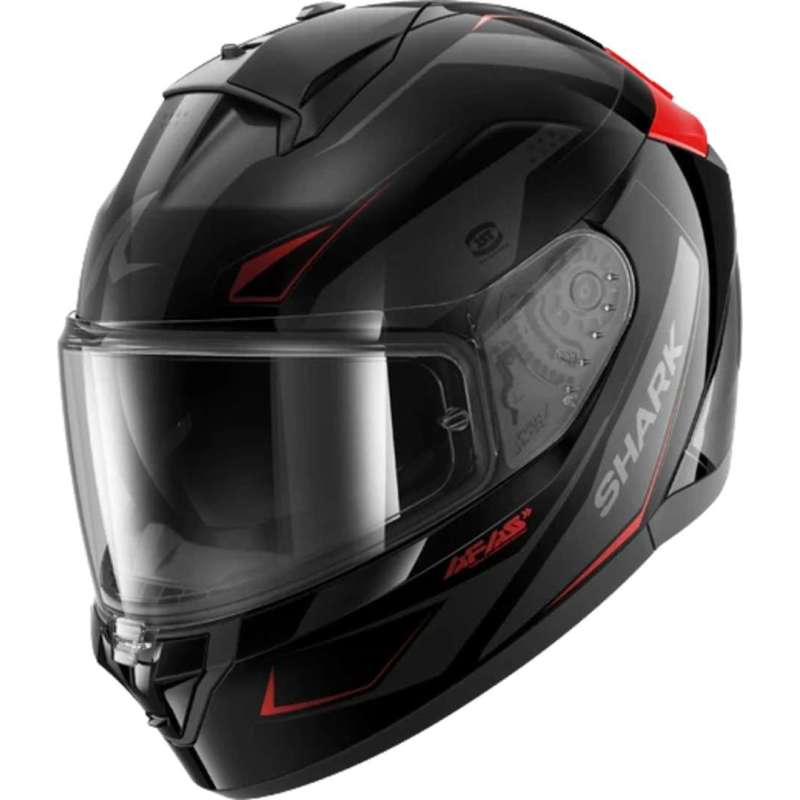 Integralhelm SHARK RIDILL 2 MEKARIUM schwarz-dunkelgrau-rot