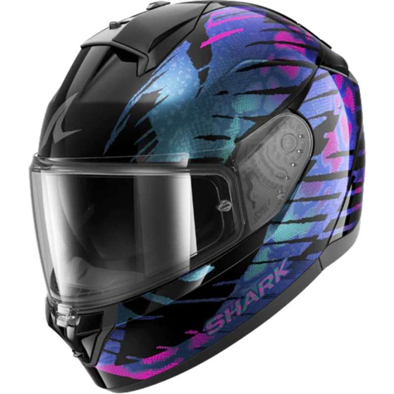 Casque intégral SHARK RIDILL 2 REPTAIA noir-bleu-violet