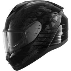 Integralhelm SHARK RIDILL 2 REPTAIA schwarz-dunkelgrau-silber