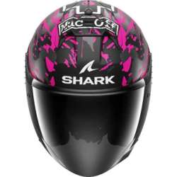 SHARK SKWAL JET CUP REPLICA REDDING Jethelm, mattschwarz-rosa-blau