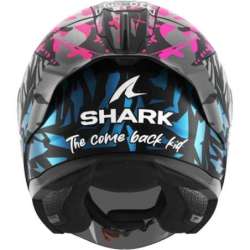 SHARK SKWAL JET CUP REPLICA REDDING Jethelm, mattschwarz-rosa-blau