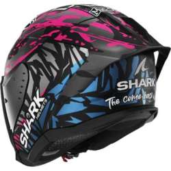 SHARK SKWAL JET CUP REPLICA REDDING Jethelm, mattschwarz-rosa-blau