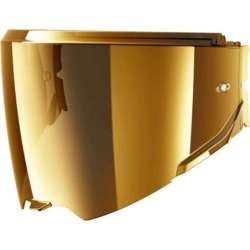 Visière SHARK dorée miroir, OXO - coque XS-M