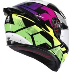 AGV-Integralhelm K1 S Punkpulse grau-violett-grün