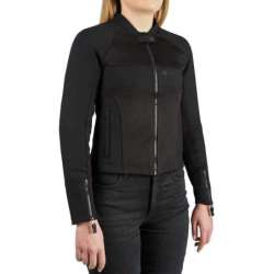 Pando Moto Stealth AAA Damenjacke, schwarz