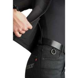 Pando Moto Stealth AAA Damenjacke, schwarz