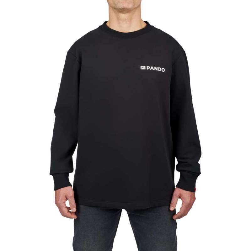 Pando Moto Tommy Don't Die Sweatshirt, schwarz