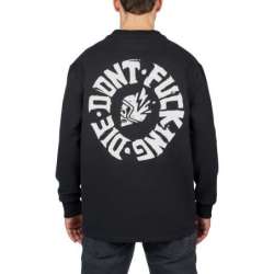 Pando Moto Tommy Don't Die Sweatshirt, schwarz