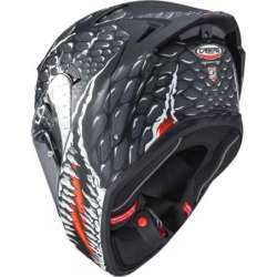 Casque Caberg intégral Drift Evo II Crok noir-anthracite-rouge mat