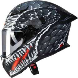 Casque Caberg intégral Drift Evo II Crok noir-anthracite-rouge mat