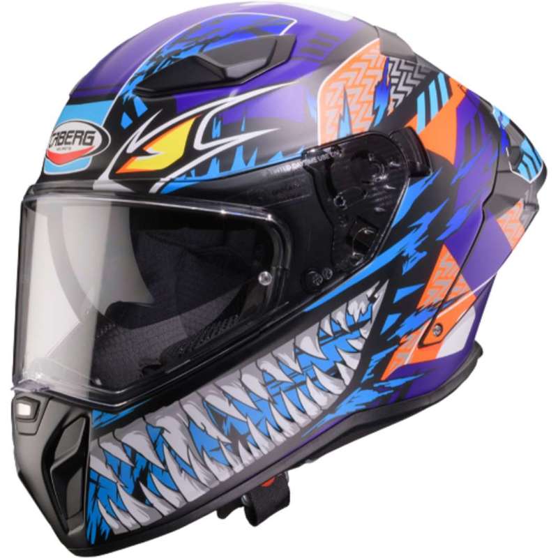 Caberg-Integralhelm Drift Evo II Nobo, mattschwarz, orange, blau, violett