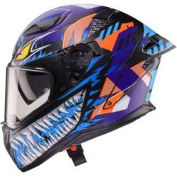 Caberg-Integralhelm Drift Evo II Nobo, mattschwarz, orange, blau, violett
