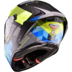 Casque Caberg intégral Drift Evo II Prism noir-jaune-bleu mat