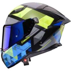 Casque Caberg intégral Drift Evo II Prism noir-jaune-bleu mat