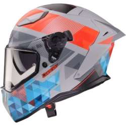 Caberg-Integralhelm Drift Evo II Prism, grau-rot-blau matt