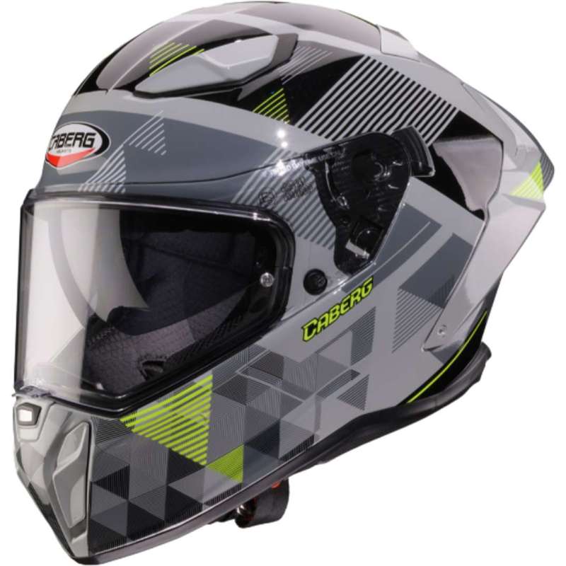 Casque Caberg intégral Drift Evo II Prism gris-noir-jaune mat