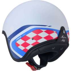 Caberg-Jethelm „Freeride X Daytona“ in Weiß-Blau-Rot (matt)