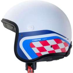 Caberg-Jethelm „Freeride X Daytona“ in Weiß-Blau-Rot (matt)