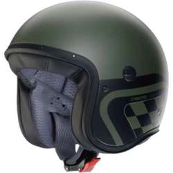 Caberg-Jethelm „Freeride X Daytona“ in Militärgrün-Schwarz-Matt-Silber