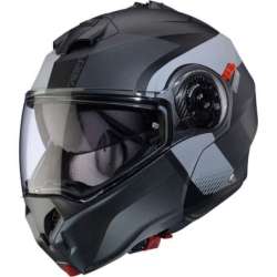 Casque Caberg modulable Duke Evo Indy noir-gris mat