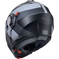 Casque Caberg modulable Duke Evo Indy noir-gris mat