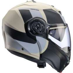 Caberg-Klapphelm „Duke Evo Indy“ in Braun-Grau-Schwarz (matt)