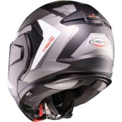 Casque Caberg modulable Trip Lunar gris mat blanc