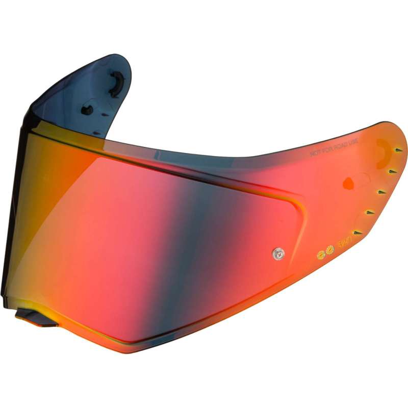 Visière Caberg Drift Evo II dorée/rouge réfléchissante