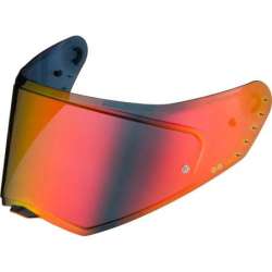 Visière Caberg Drift Evo II dorée/rouge réfléchissante