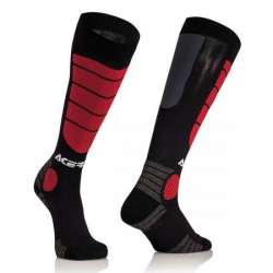 Acerbis Chaussettes Mx Impact Noir-Rouge